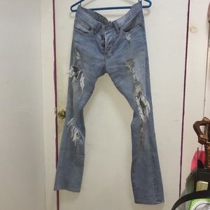 H&M Distressed Jeans